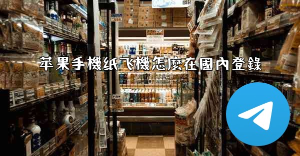 苹果手機纸飞機怎麼在國內登錄