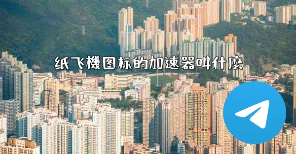 纸飞機图标的加速器叫什麼