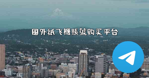 國外纸飞機賬號购买平台