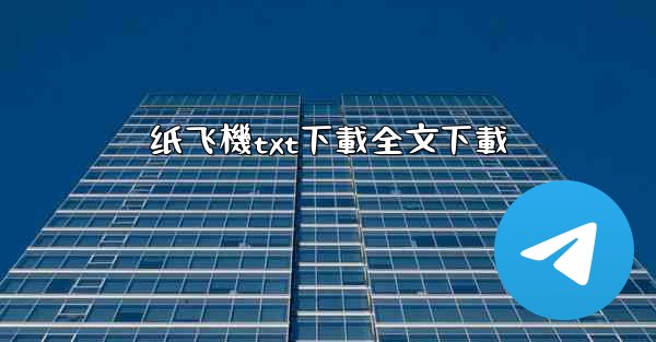 纸飞機txt下載全文下載